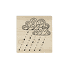 Fall Rain Storm Craft Stamp Body and Design