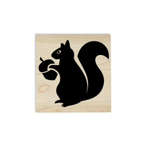 Squirrel with Acorn Craft Stamp Body and Design