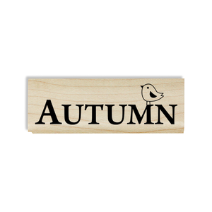 Autumn Birdie Craft Stamp Body and Design