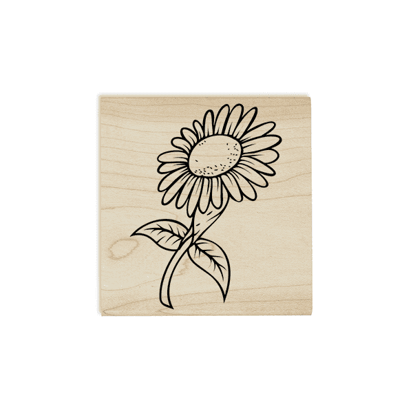 Sunflower Craft Stamp Body and Design