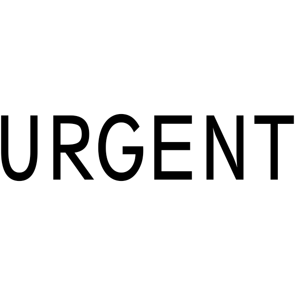 Urgent Stock Stamp