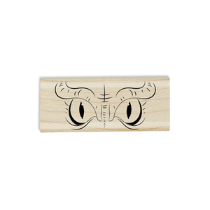 Evil Owl Eyes Craft Stamp Body and Design