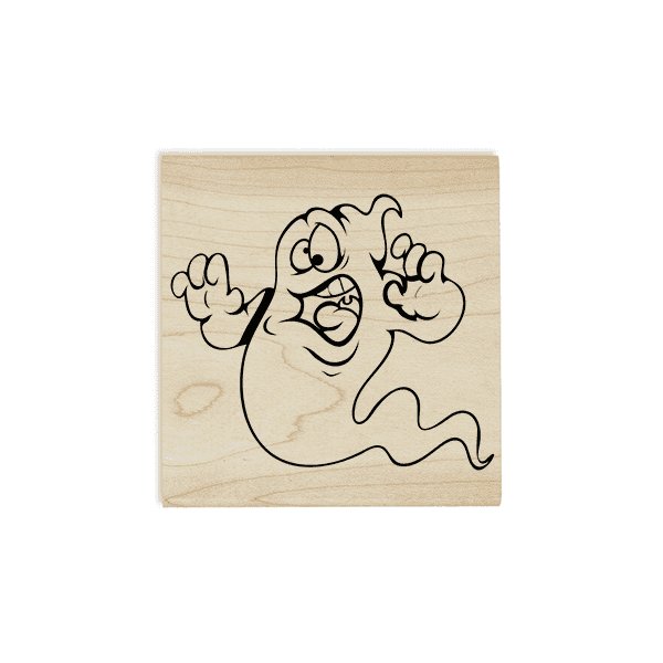 Goofy Ghost Craft Stamp Body and Design