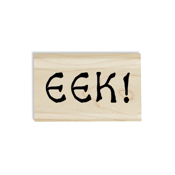 EEK! Halloween Craft Stamp Body and Design