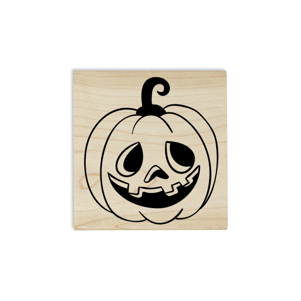 Mr. Goofy Jack O' Lantern Craft Stamp Body and Design