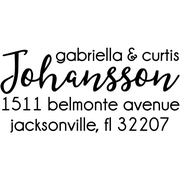 Johansson Script Address Stamp