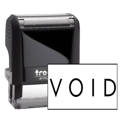 VOID Bold Stock Office Rubber Stamps