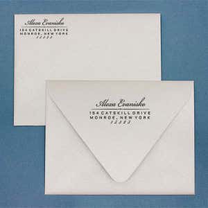 Alexa Return Address Stamp Imprint Example