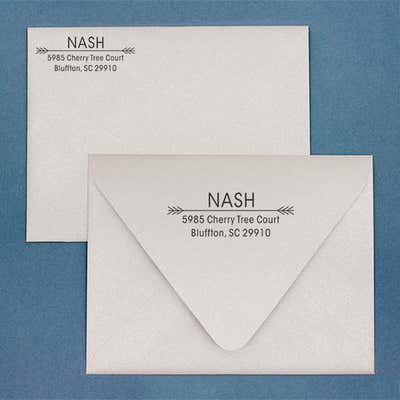 Nash Return Address Stamp - alternate view