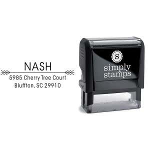 Nash Return Address Stamp Body and Design