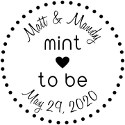 Mint to Be Wedding Stamp