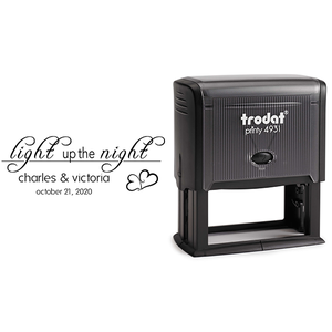 Light up the Night Wedding Stamp Body and Design
