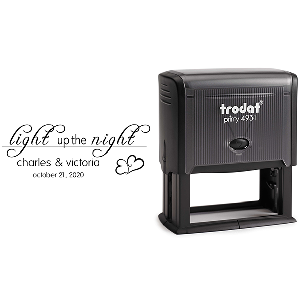 Light up the Night Wedding Stamp Body and Design