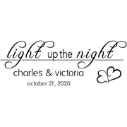 Light up the Night Wedding Stamp