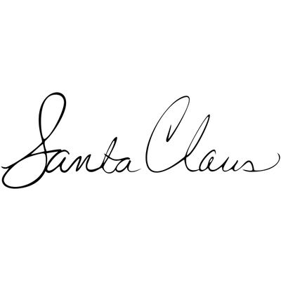 Santa Claus Realistic Signature Stamp - alternate view