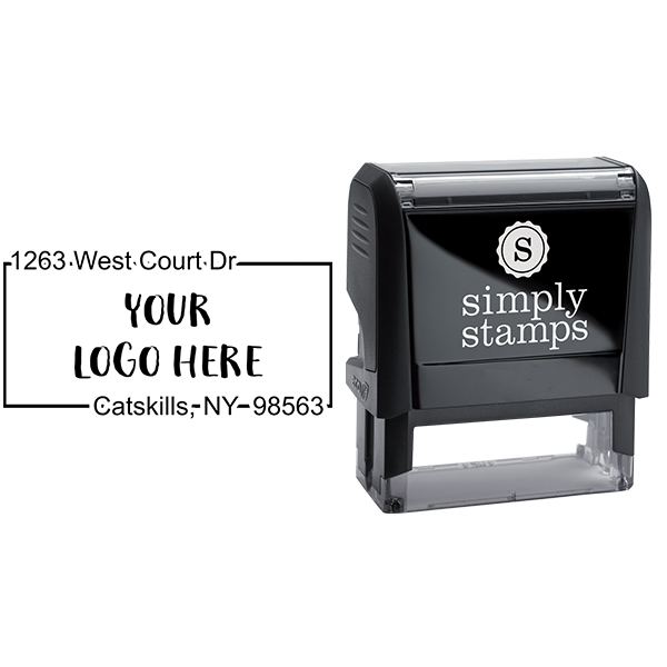 Event Logo Stamp Impression next to stamp body
