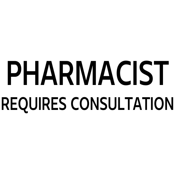Pharmacist Requires Consultation Rubber Stamp