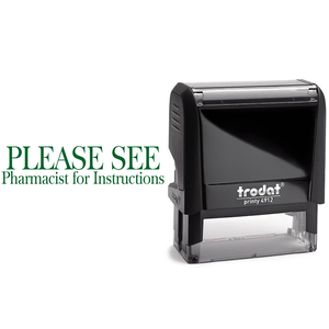 Please See Pharmacist Rubber Stamp Body and Design