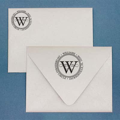 Executive Address Stamp - alternate view