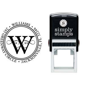 Executive Address Stamp Stamp Body and Imprint