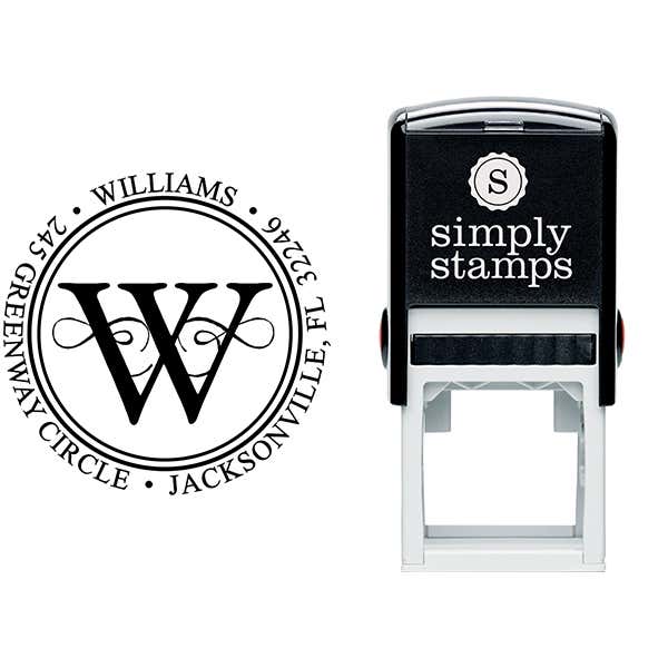 Executive Address Stamp Stamp Body and Imprint