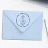 School House Round Teacher Rubber Stamp Imprint Example