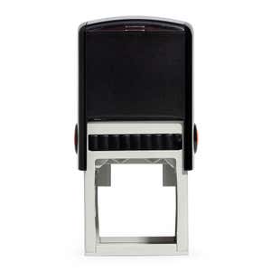 Rear view of of the Trodat 4924 Self-Inking Stamp that comes with the Monogram Self-Inking Return Address Rubber Stamp