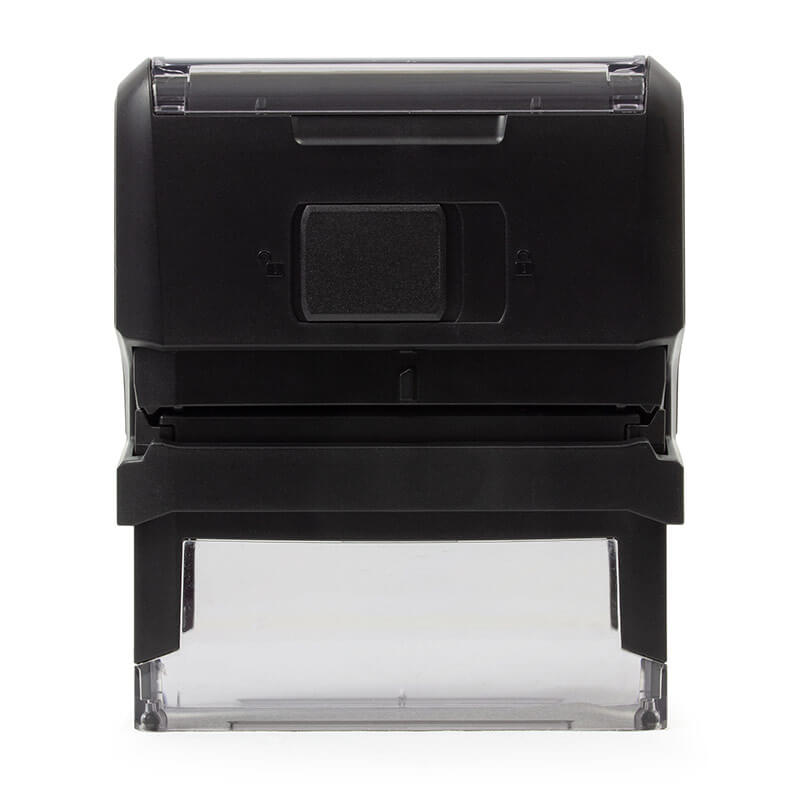 Rear view of the Trodat Printy 4914 which comes with the Duncan Script Address Stamp