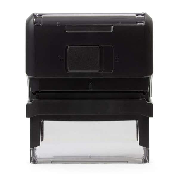 Rear view of the Trodat Printy 4914 stamp body used with the self-inking version of the Armstrong Address Stamp 