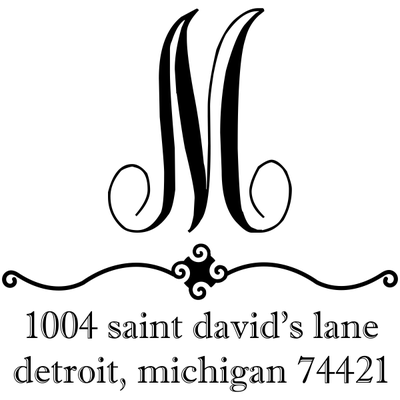 Michigan Address Stamp