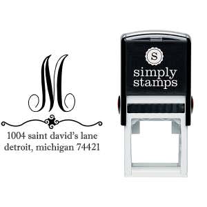 Michigan Address Stamp Body and Design
