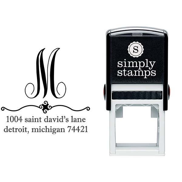 Michigan Address Stamp Body and Design