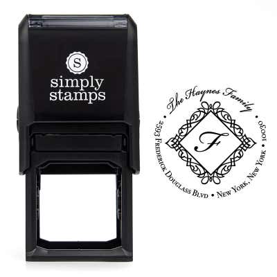 Haynes Diamond Address Stamp - alternate view