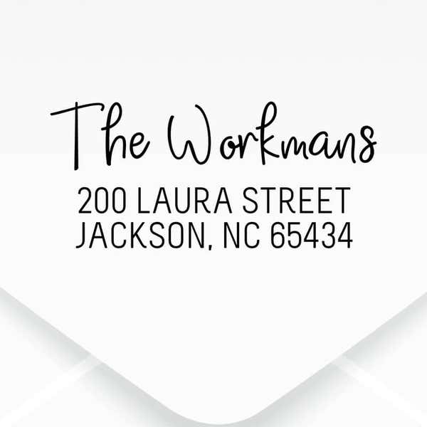 Workman Address Stamp