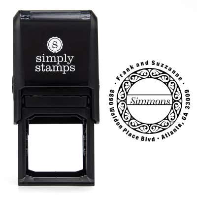 Simmons Return Address Stamp - alternate view