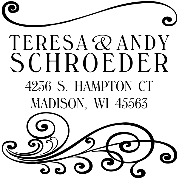 Madison Square Address Stamp