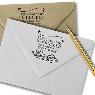 Madison Square Address Stamp - alternate view