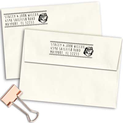Bulldog Address Stamp - alternate view
