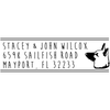 Original German Shepherd Dog Address Stamp
