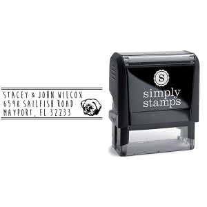 Havanese Dog Address Stamp Body and Design