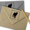 Akita Pet Lover Dog Return Address Stamp Imprint Example