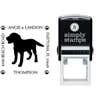 Labrador Retriever Pet Lover Dog Address Stamp Body and Design