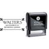 Fleur Corners Return Address Stamp Body and Design