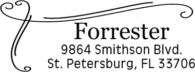 Forrester Border Address Stamper