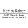 Nelson 3 Line Custom Address Stamper