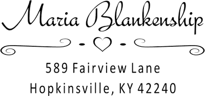 Blankenship Deco Address Stamper