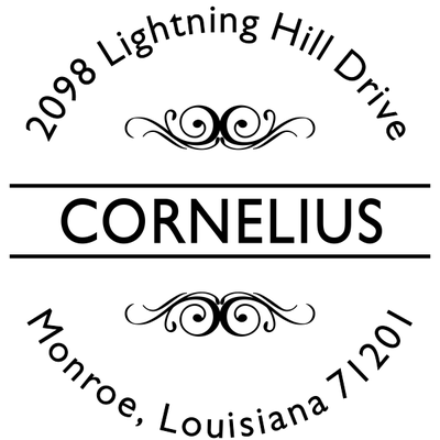 Cornelius Deco Address Stamp