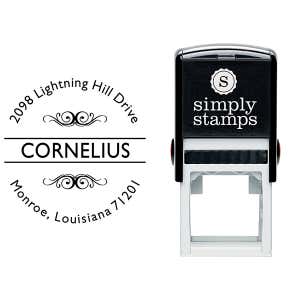 Cornelius Deco Address Stamp Body and Design