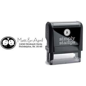 Love Bird Wedding Stamp Body and Design