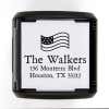 Stars and Stripes Custom Return Address Stamp (Top View)